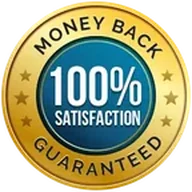 Money-back guarantee seal